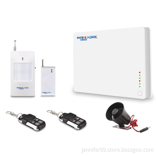 2014 Newest iOS Control Burglar Alarm Wireless With Unlimited Detectors & Multi-Languages Via GSM/3G Network